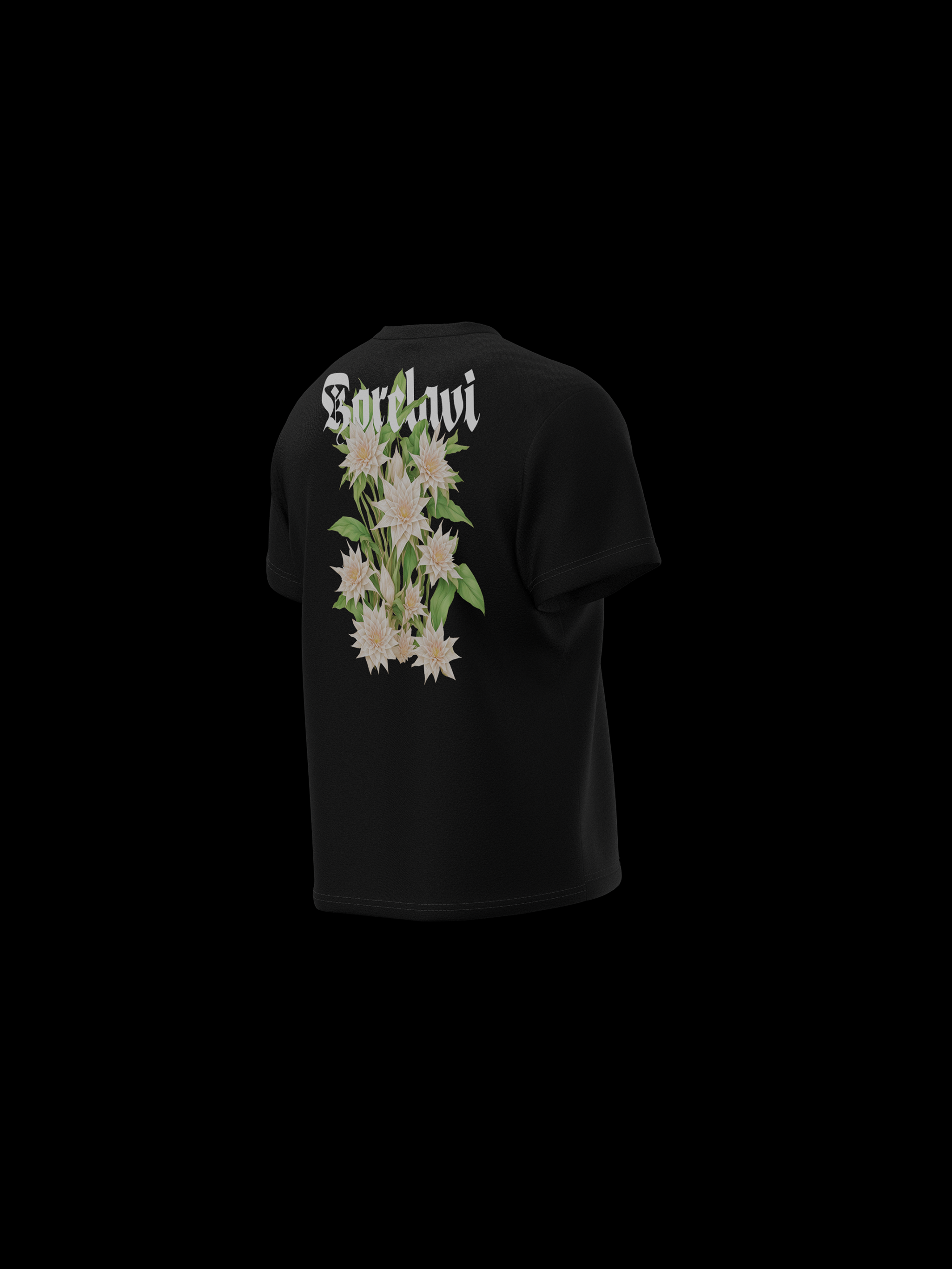 Blooming Epiphyllum Printed white T-Shirt