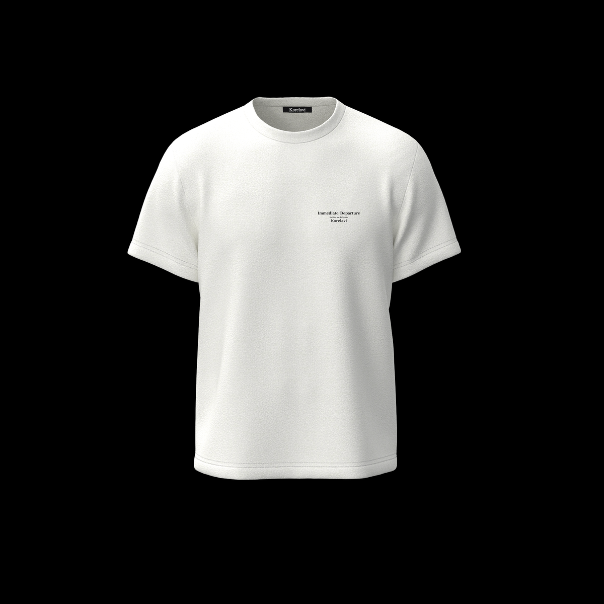 KORELAVI Immediate Departure T-Shirt in white