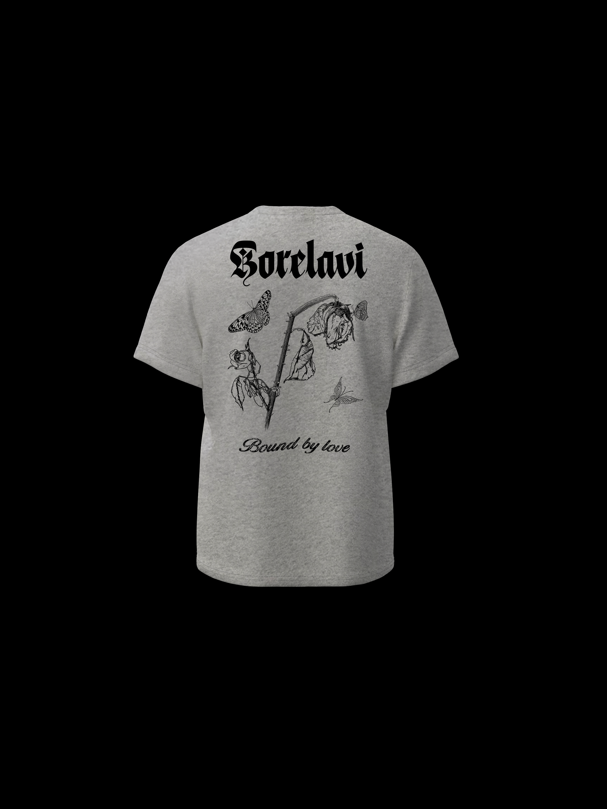 Bound by love printed T-shirt
